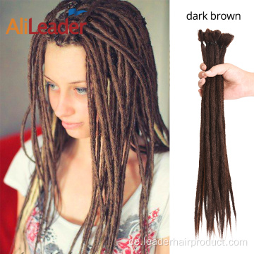 Pure Color Synthetic Crochet Braids Dreadlock Haarverlängerung